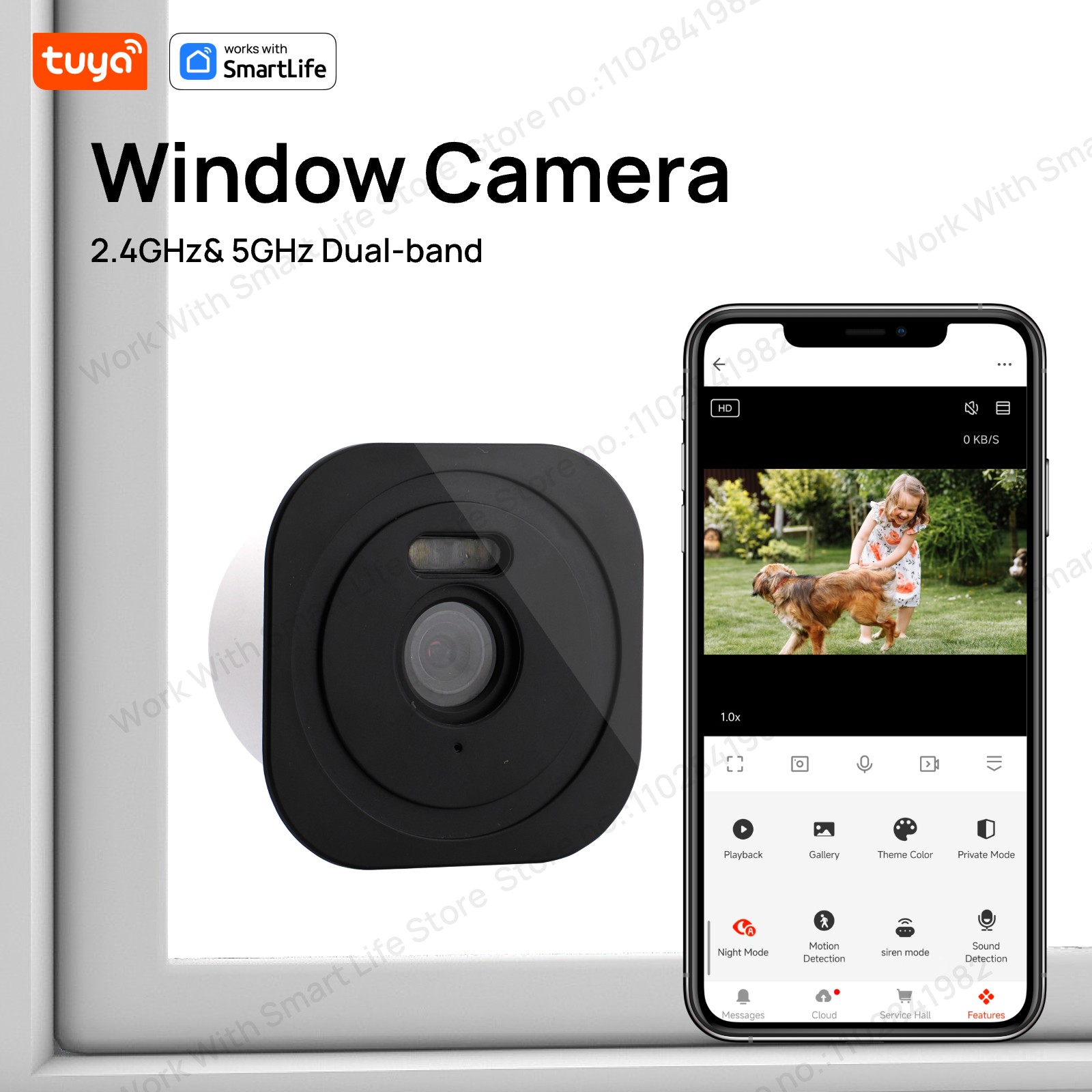 Eufy Camera E220 - Câmera de janela tuya de 3mp