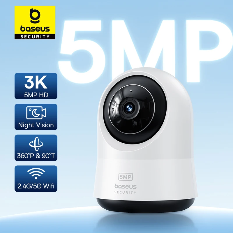 Eufy Camera E220 - Baseus 5MP 3K WiFi Câmera IP