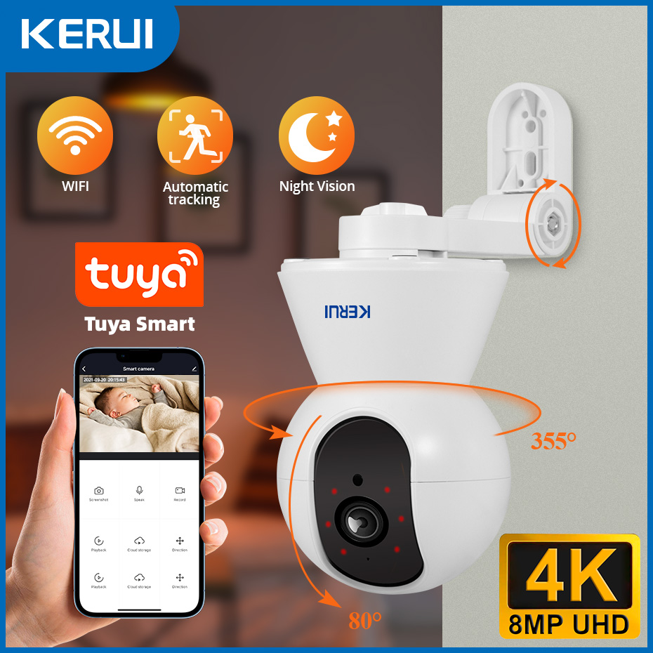 Eufy Camera E220 - Kerui indoor 4k hd tuya inteligente